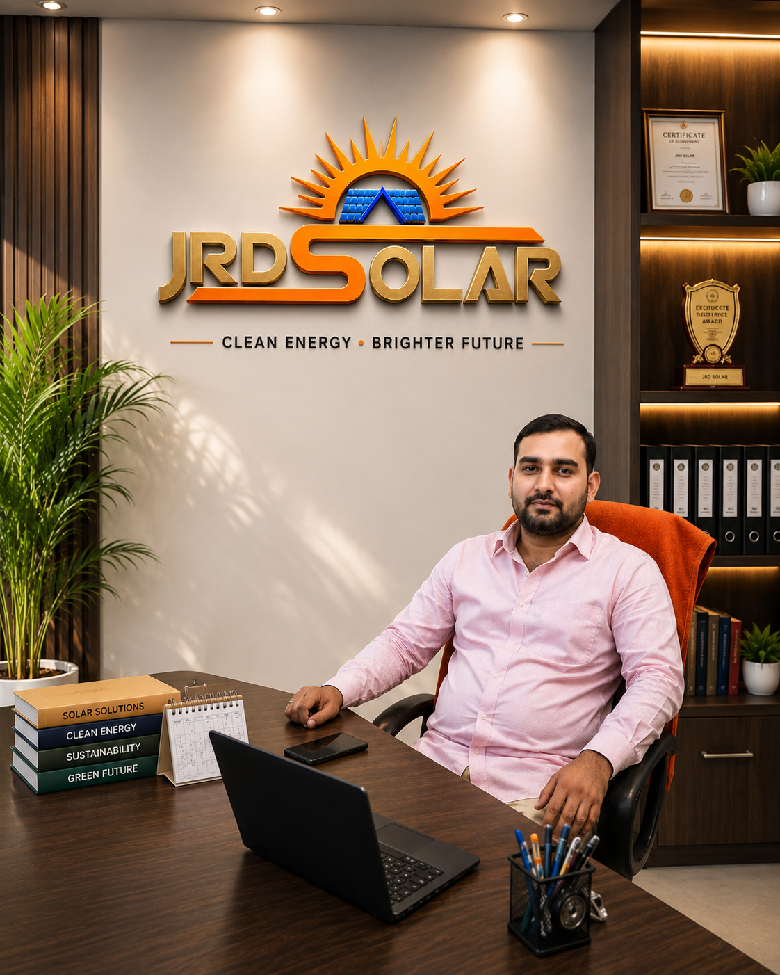 Ayush Trivedi, Co-Founder of JRD Solar Industries Pvt. Ltd.
